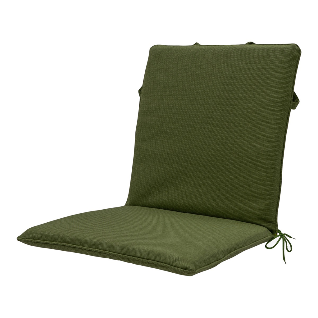 Stacking chair cushion ca.97x49cm Moss green canvas eco+
