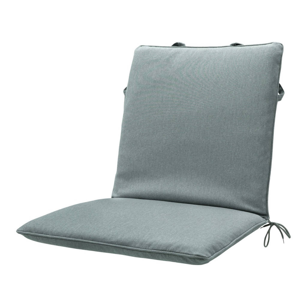 Stacking chair cushion ca.97x49cm Silver canvas eco+