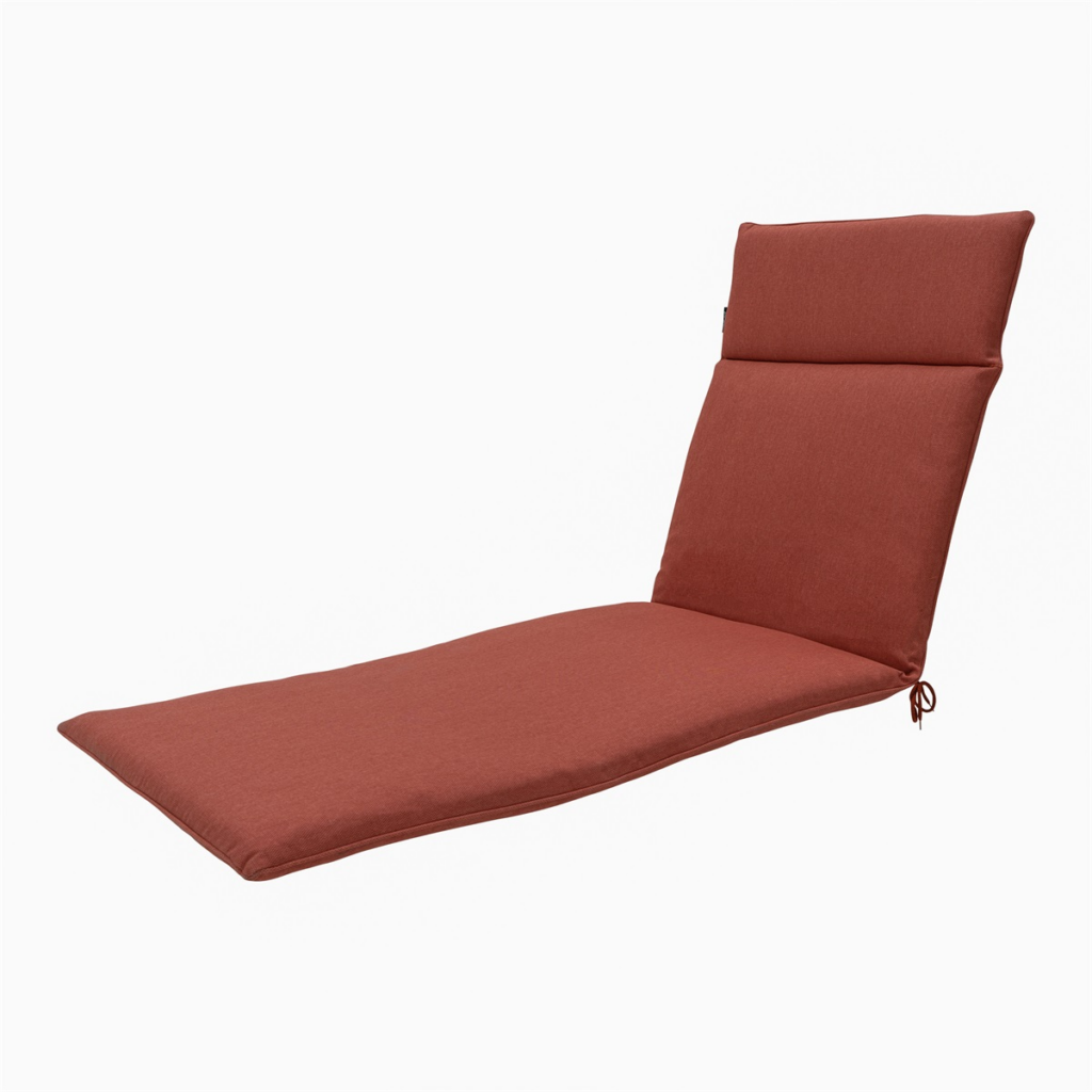 Sunlounger cushion ca.190x60cm Terra canvas eco+