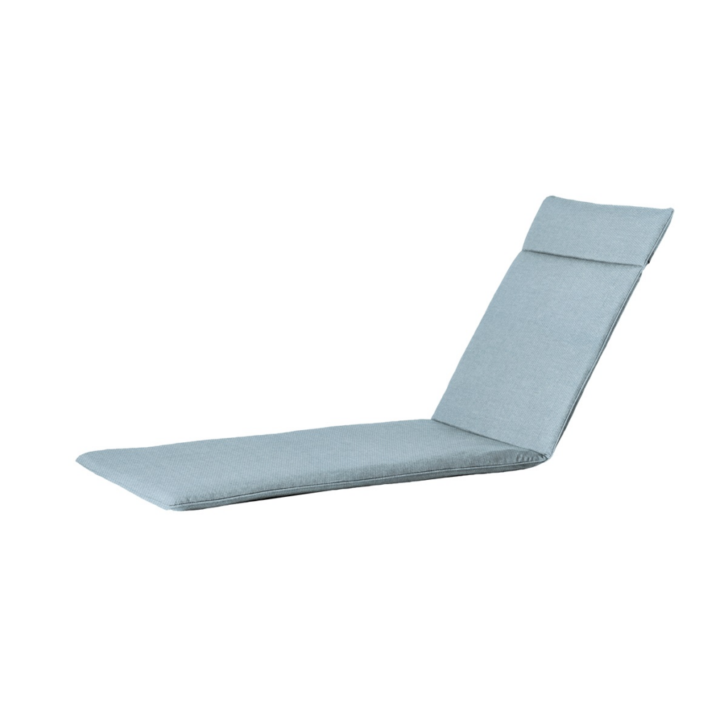 Sunlounger cushion ca.190x60cm aqua canvas eco+