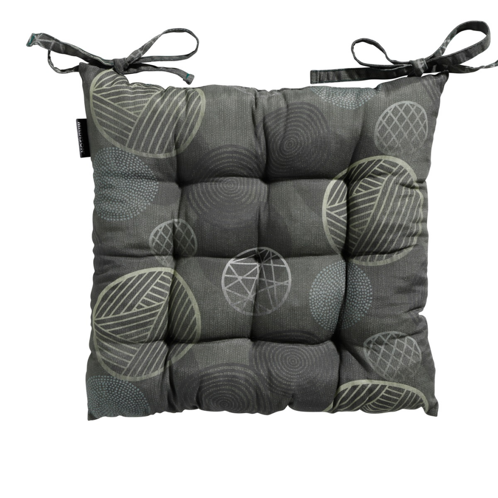 Toscane mattress cushion ca.46x46cm Circle green