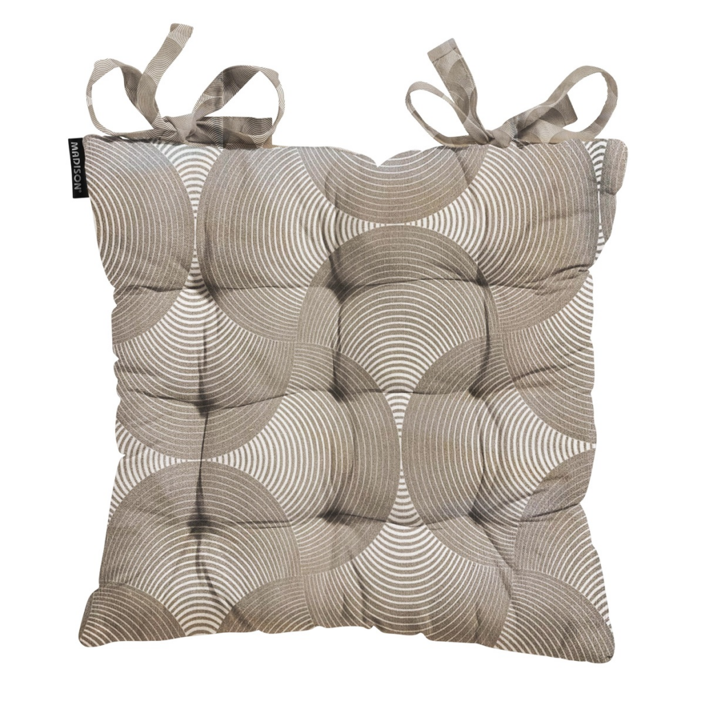 Toscane mattress cushion ca.46x46cm O WR Napels rondo taupe