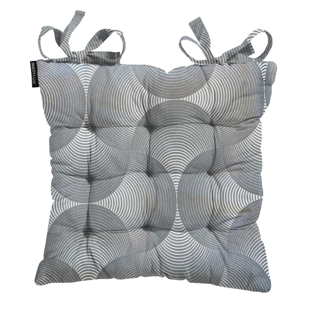Toscane mattress cushion ca.46x46cm O WR Napels rondo grey