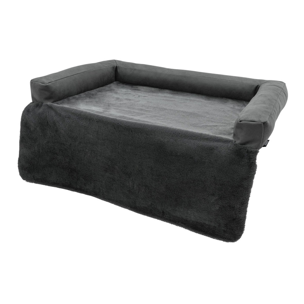 Dog bed Travel & sofa protector ca.120x90cm Grey