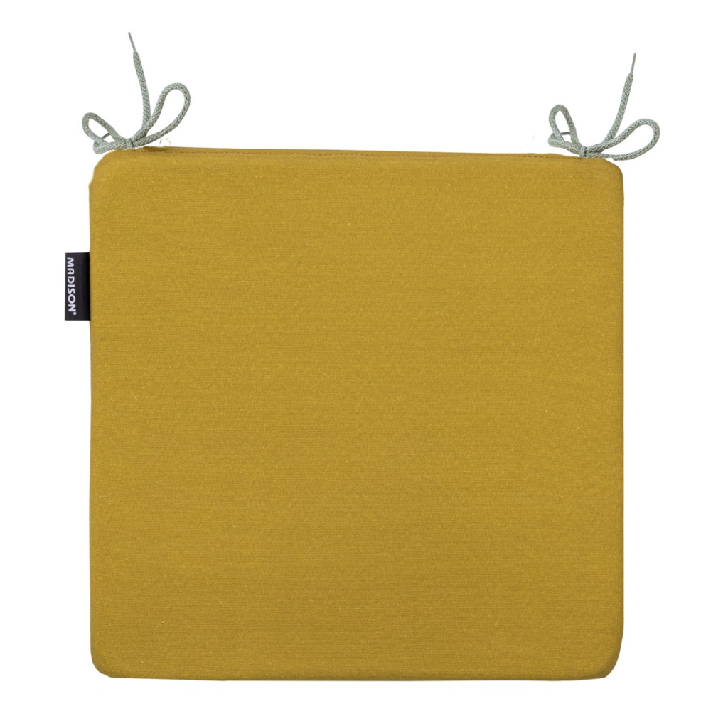 Seat cushion universal zip ca.40x40cm Panama mustard