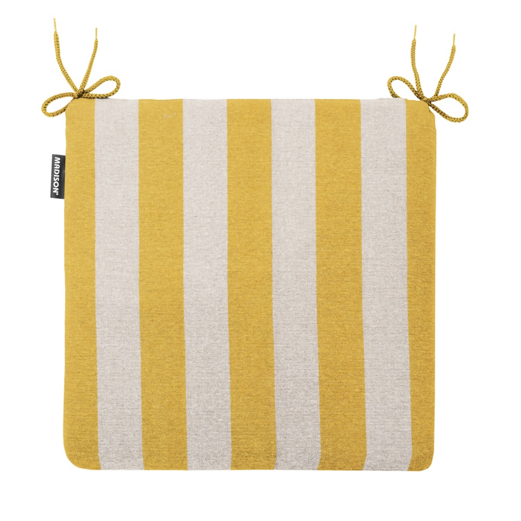Seat cushion universal zip ca.40x40cm Amora mustard