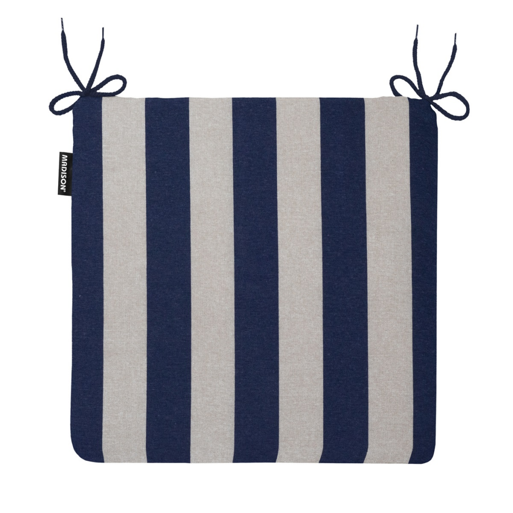 Seat cushion universal zip ca.40x40cm Amora blue