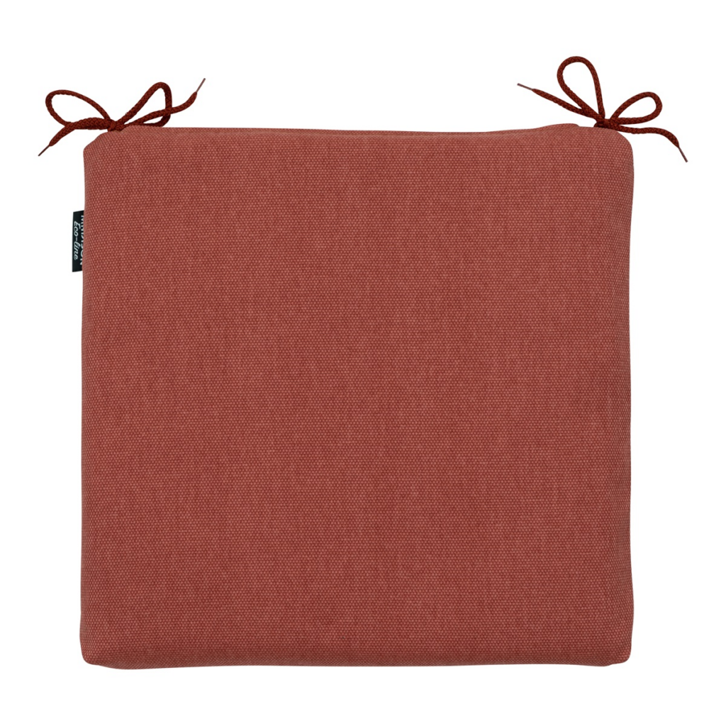 Seat cushion universal zip ca.40x40cm Terra canvas eco+