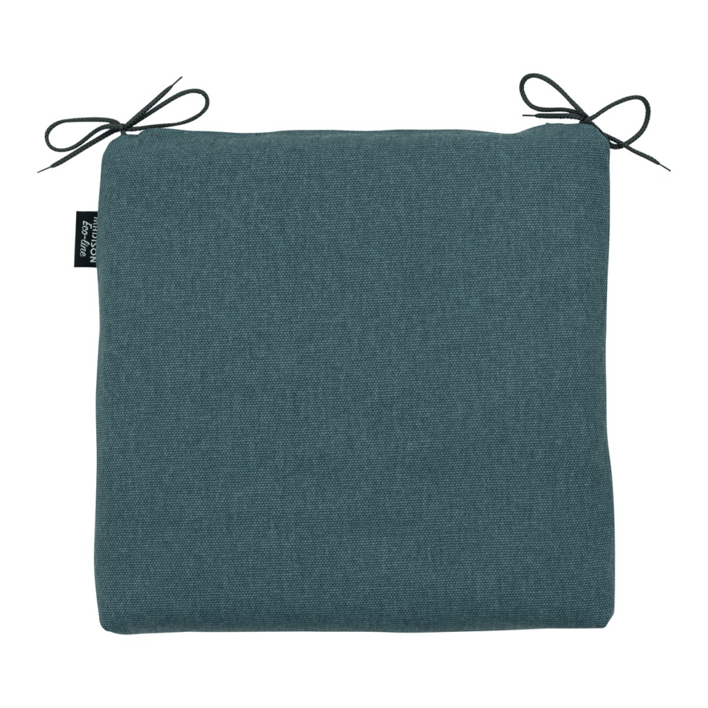 Seat cushion universal zip ca.40x40cm Sea blue canvas eco+