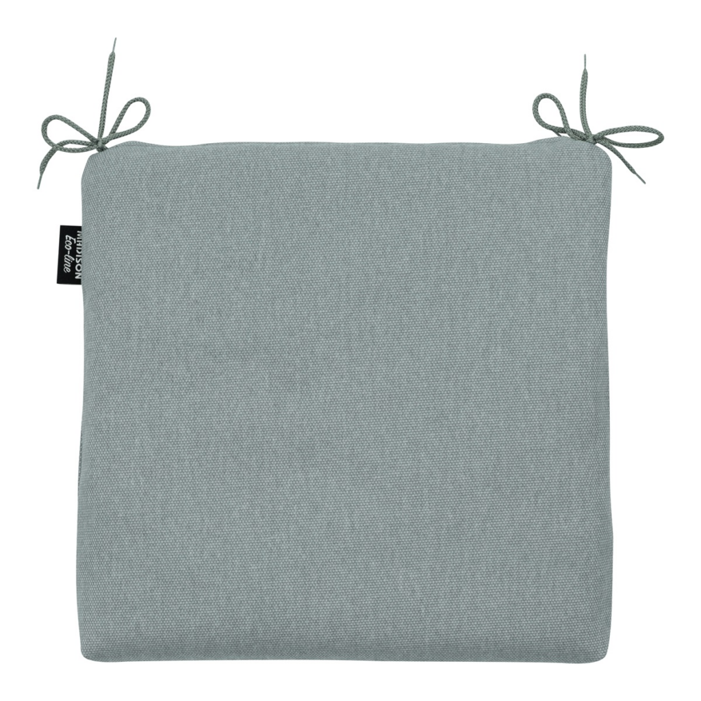 Seat cushion universal zip ca.40x40cm Silver canvas eco+