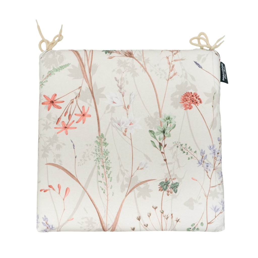 Seat cushion uni zip ca.40x40cm Donna natural canvas eco+