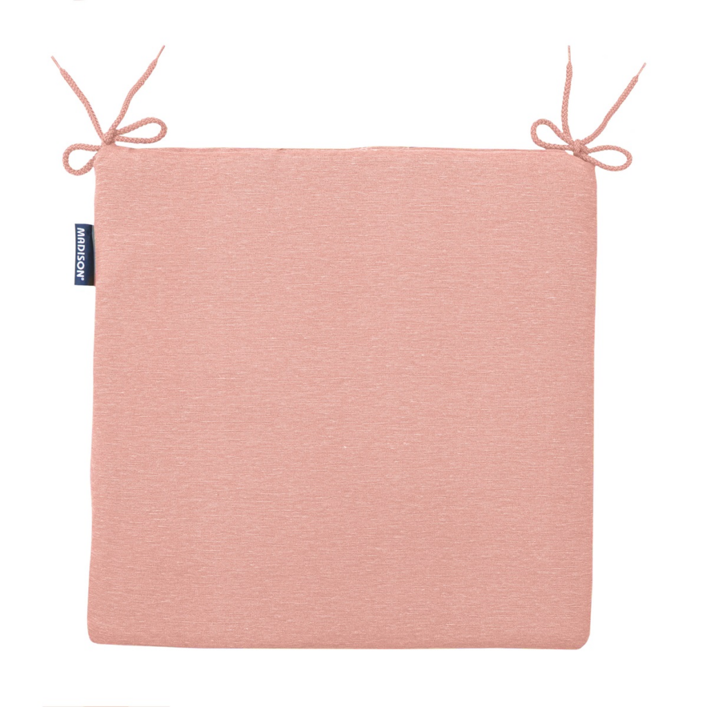 Seat cushion uni zip ca.40x40cm Outdoor WR Napels salmone