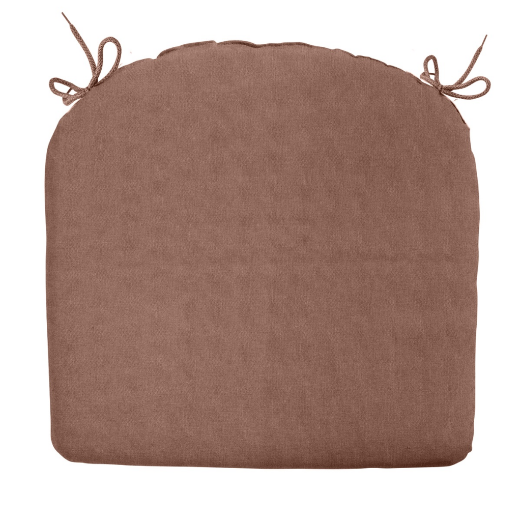 Seat cushion ca.46x48cm Panama Mocca