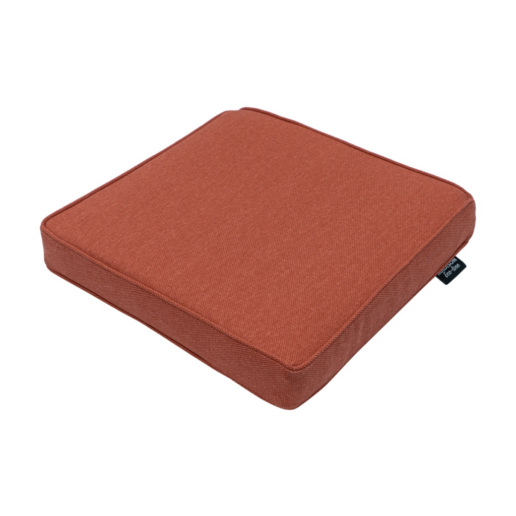 Luxury seat cushion ca.40x40cm Terra canvas eco+