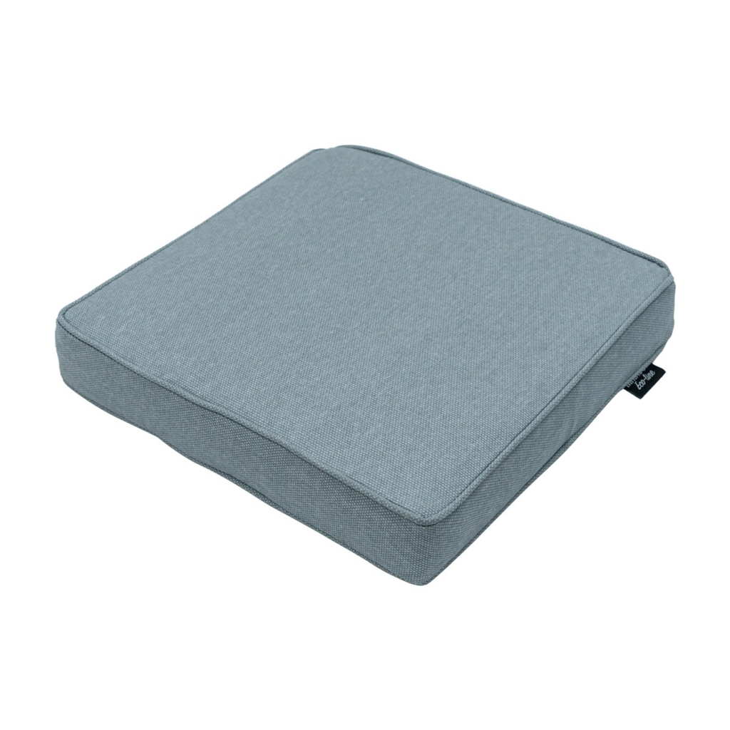 Luxury seat cushion ca.40x40cm Silver canvas eco+