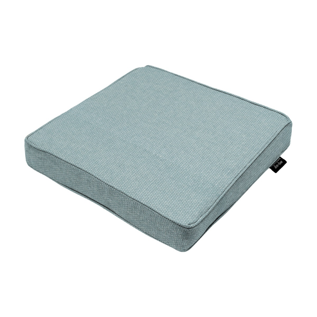 Luxury seat cushion ca.40x40cm aqua canvas eco+